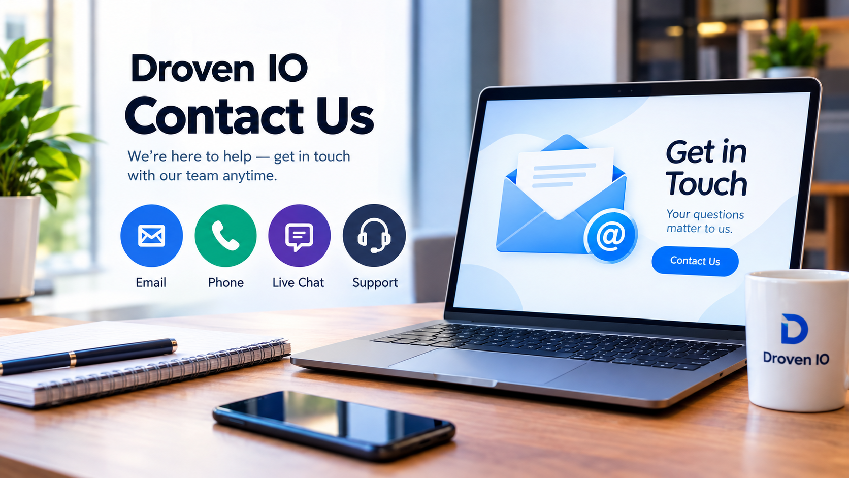 Droven IO Contact Us: How to Find Support and Get in Touch